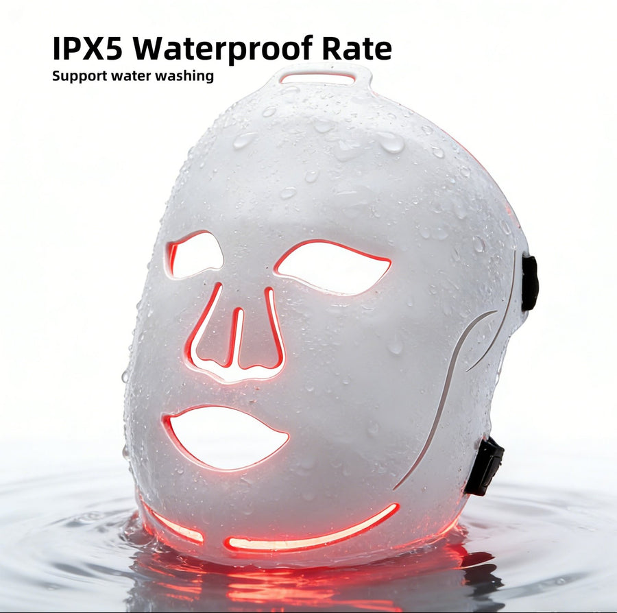 Portable Wireless Red LED Face Mask