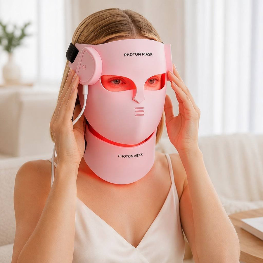 Wireless 7-Color LED Silicone Face & Neck Mask